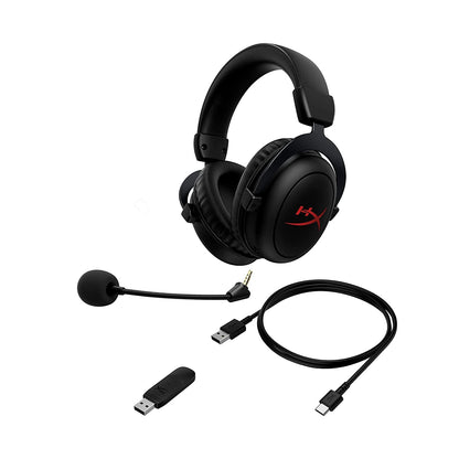 HyperX Cloud Core Wireless Gaming On Ear Headset with DTS Headphone:X Spatial Audio (Black)