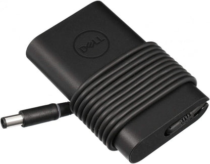Dell 65W Laptop Adapter (Black, Big Pin 7.4mm, 19.5V 3.34A) with 1-Year Warranty (Part Codes: 6TM1C, H374X, G4X7T), without power cord.