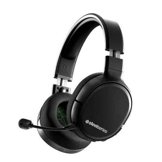 SteelSeries Arctis 1 Wireless Gaming On-Ear Headset with USB-C connectivity and a detachable ClearCast microphone, compatible with PC, PS5, PS4, Xbox Series X|S, Xbox One, Nintendo Switch, and mobile gaming